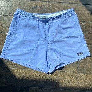 Womens Large Light Violet Blue Patagonia Baggies